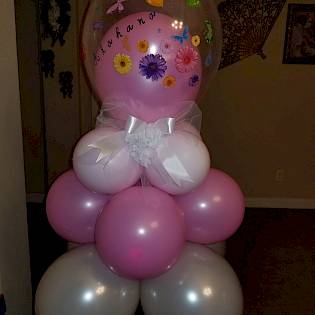 Decoración con globos/Balloon decoration.