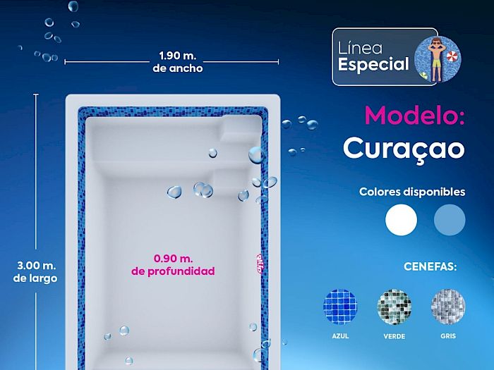 Glup Instalación de Piscinas en Panamá Modelos