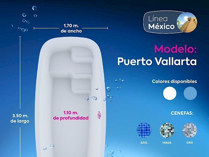 Glup Instalación de Piscinas en Panamá Modelos