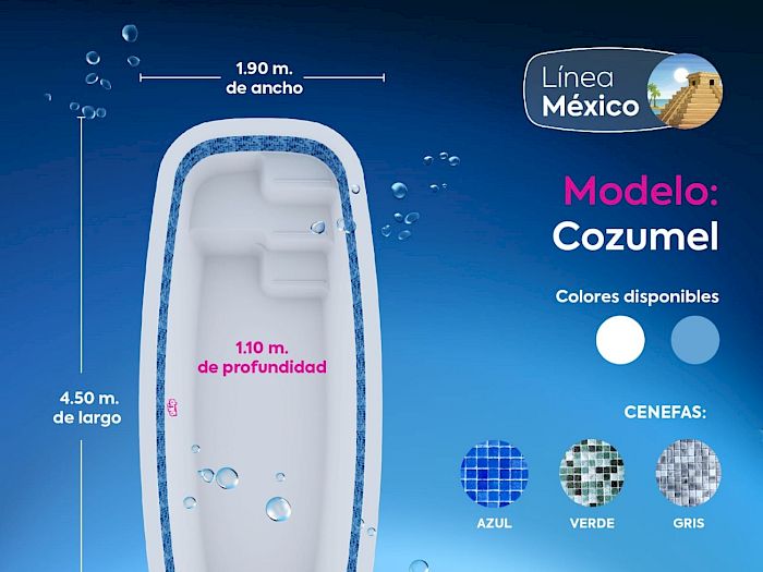 Glup Instalación de Piscinas en Panamá Modelos
