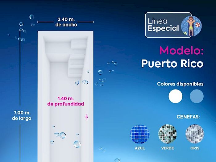Glup Instalación de Piscinas en Panamá Modelos