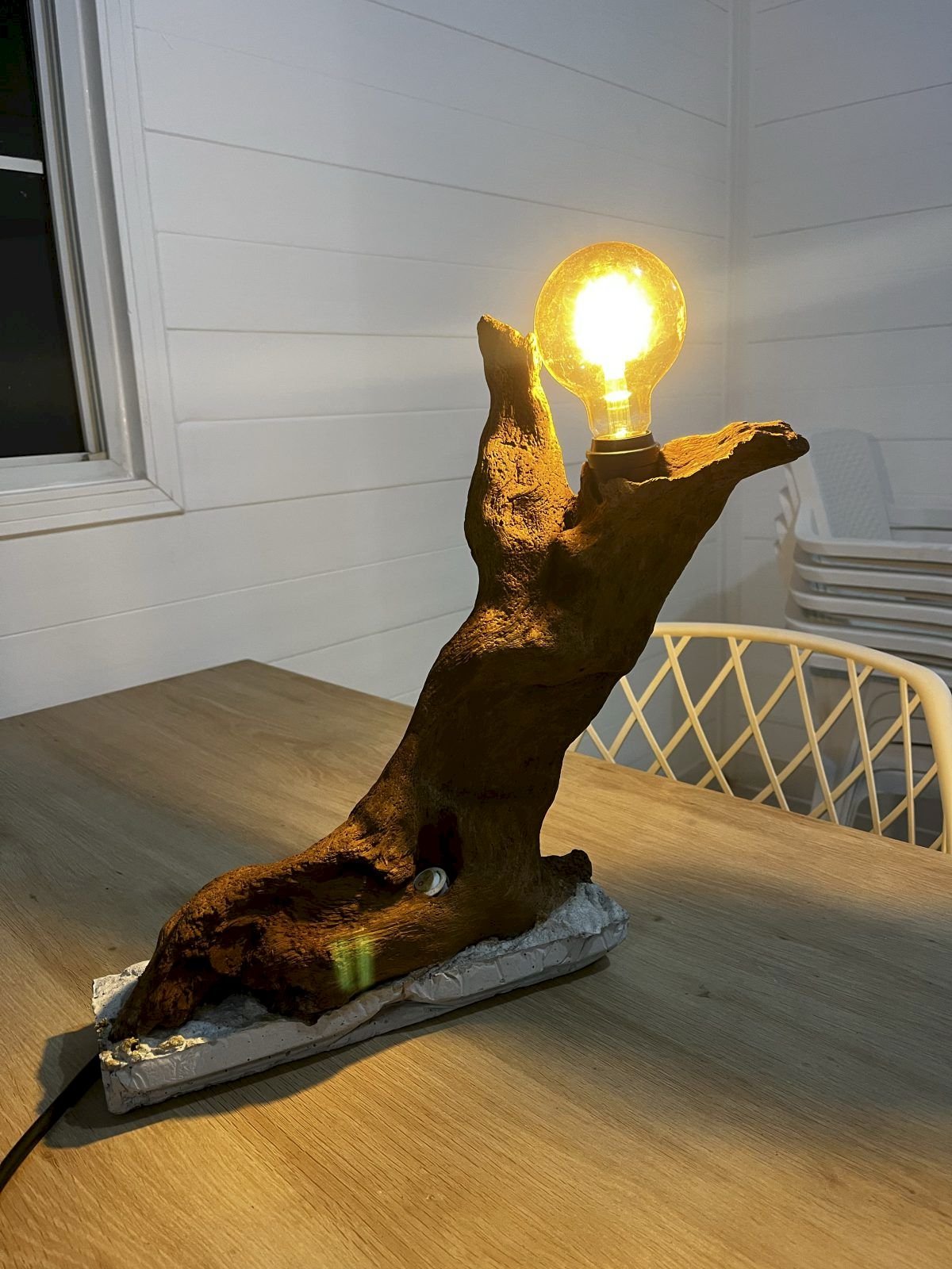 Lámpara de mesa Pelícano · 50 cm, luz cálida