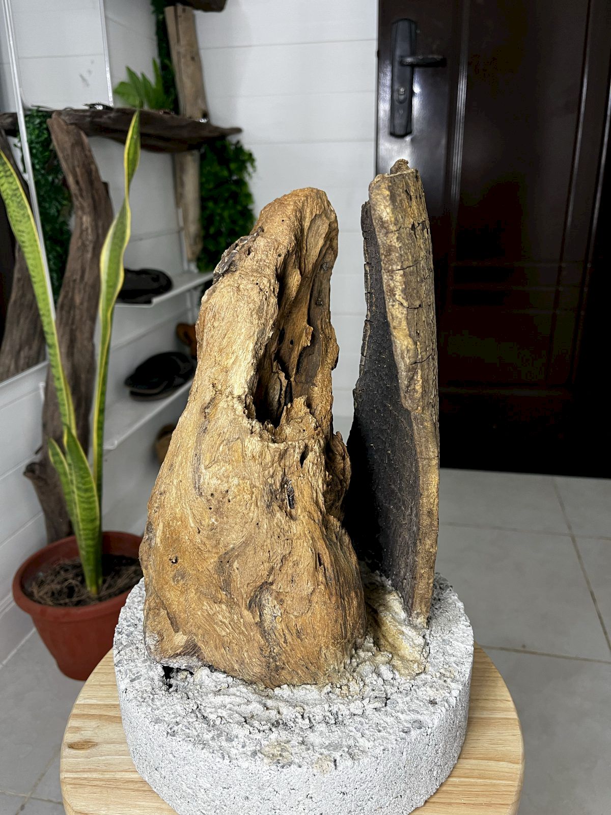 Lámpara de mesa Guijarro · 50 cm, luz cálida